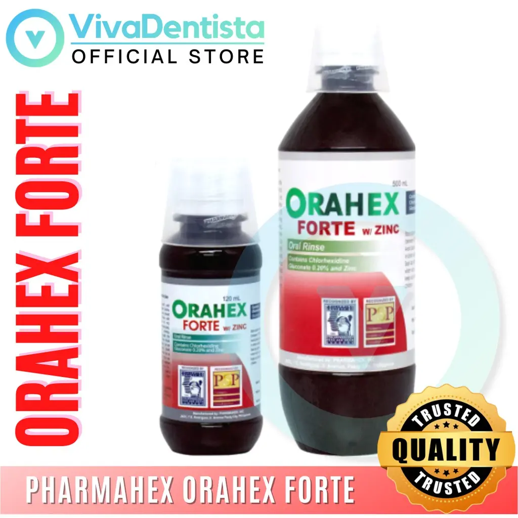 Orahex Blue Orahex Forte with Zinc Oral Rinse, with Chlorhexidine Gluconate, most ...