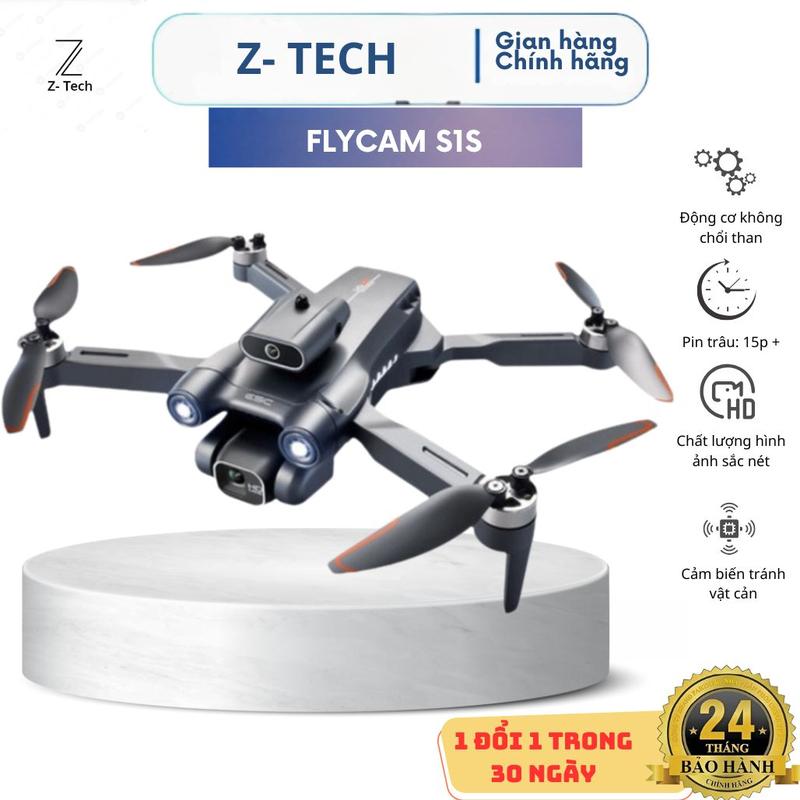 Flycam Mini Giá Siêu Rẻ Cho Học Sinh FLycam S1s Drone Chụp Ảnh Động Cơ Không Chổi Than, Camera 6k Sắc Nét, Cảm Biến Tránh Chướng Ngại Vật Thông Minh An Toàn Cho Người Mới, Pin Trâu Cho Thời Gian Bay Trên 20 Phút. Bảo Hành 1 Đổi 1 Trong 30 Ngày Phụ Kiện