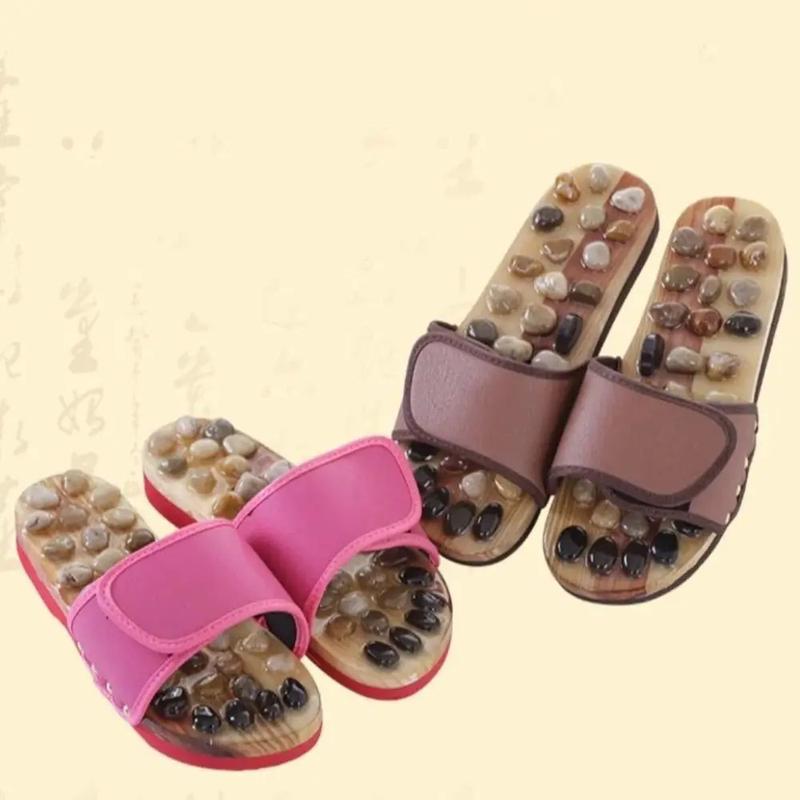Product Introduction of Dép Mát Xa Ấn Huyệt, Gạch Lát Tự Nhiên, Chăm Sóc Bàn Chân, Dép Đá Mát Xa Chống Trượt, Xoay Và Có Thể Điều Chỉnh, Giày Massage Chân Máy Massage 16