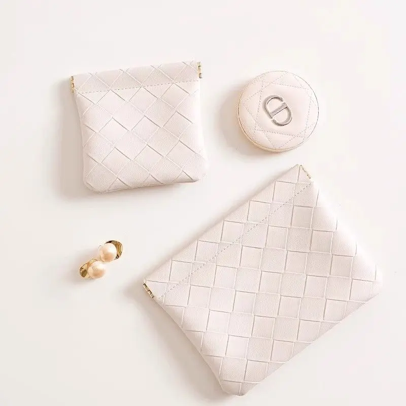 Data Cable Storage Bag Automatic Closure Wired Earphone Carrying Pouch Power Charger Mini Portable Digital Bag