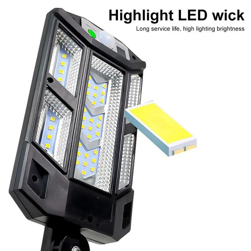 Product Introduction of Solar LED Light Outdoor Solar Light Motion Sensor 4 Mode Waterproof IP65 Solar Garden Light Street Light Garden Light 9900LM 18
