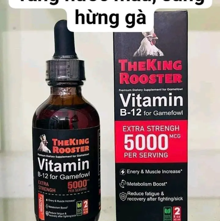 Thuốc nuôi gà đá tăng bo vitamin b12-5000