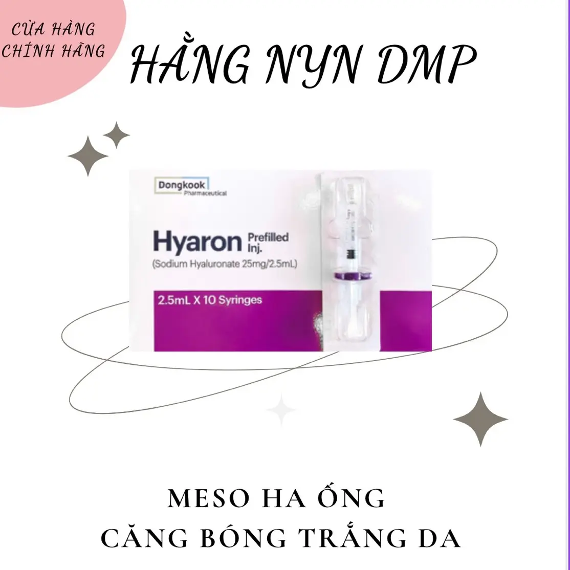 Meso HA ống căng bóng trẻ hoá sáng da 1 ống