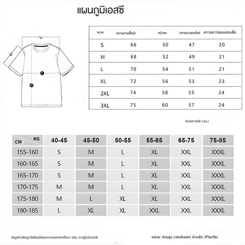 Product Introduction of 2024 เต้บ้านสวน-Tae Banswn ผ้าฝ้าย Tae Banswn T-shirt เสื้อฮู้ด S-3XL เสื้อยืดแฟชั่นสำหรับผู้ชาย 0