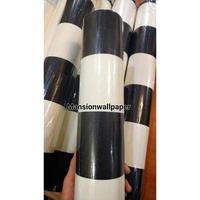 Gambar Wallpaper Dinding Motif Garis Hitam Putih dari Mansion Wallpaper Kota Administrasi Jakarta Utara 3 Tokopedia