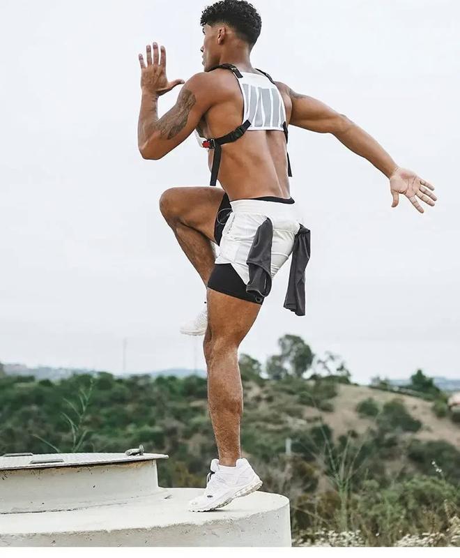 Product Introduction of Anime Berserk Running Shorts Men Fitness Gym Training 2 in 1 Sports Shorts Quick Dry Workout Jogging Double Deck Summer 15