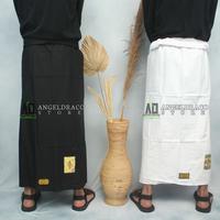 Gambar Sarung Wadimor Hitam Putih Polos Dewasa dari AngelDracoStore Kota Bandung 1 Tokopedia