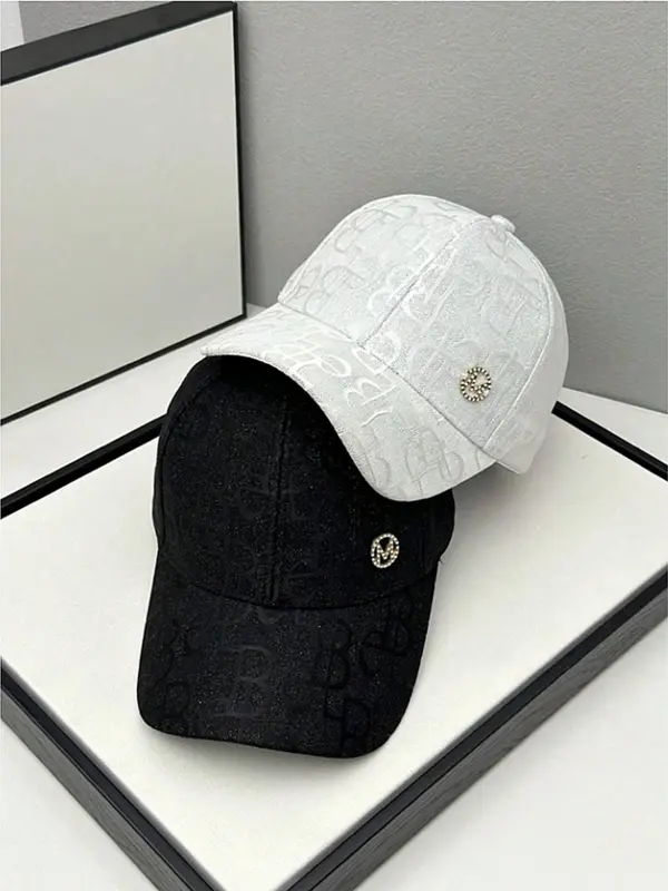 Women's Rhinestone Decorated Baseball Cap, Fashion Matching Hat, Casual Outdoor Sports Hat for Women, Premium Quality Hats, Fashion Accessories for Daily Wear 5