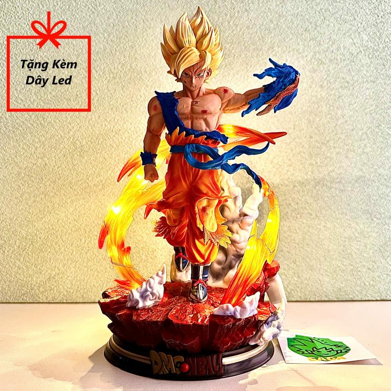Mô Hình Dragonball Goku SSJ xé áo 27cm có đế siêu sắc nét - GaGaMoHinh Toy Đồ Chơi Mô Hình