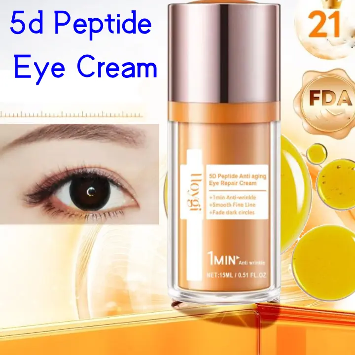 5D Peptide Eye Cream 15g Moisturizing AndHydrating Eye Care Cream Reduces Fine Lines