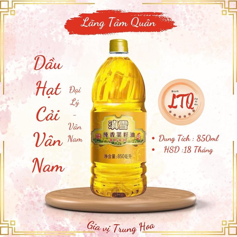 DẦU HẠT CẢI VÂN NAM ÍT CHẤT BÉO 850ML Dầu Ăn