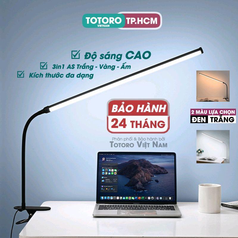 Đèn kẹp bàn học Bàn làm việc dáng dài TLDL SLH - Độ sáng Cao - Tăng giảm 3 màu ánh sáng - Bảo vệ thị lực - Đèn làm Nail