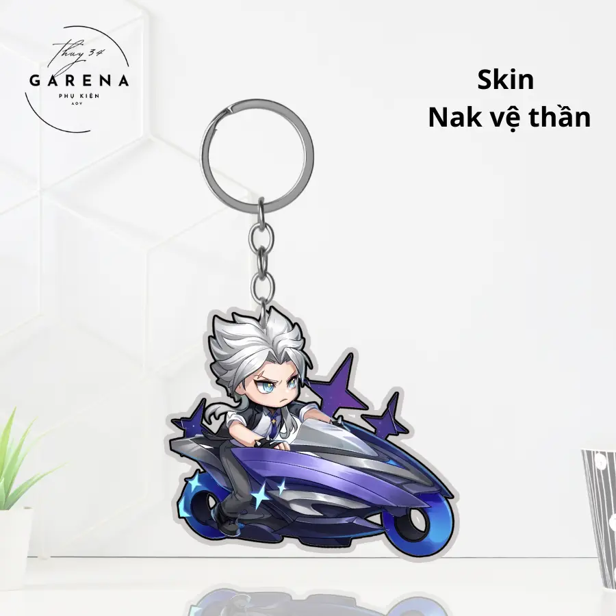 (36 mẫu) (In 2 mặt) Móc khóa treo điện thoại, móc chìa khóa Skin Tướng Liên Quân dễ thương, các skin đẹp của tướng