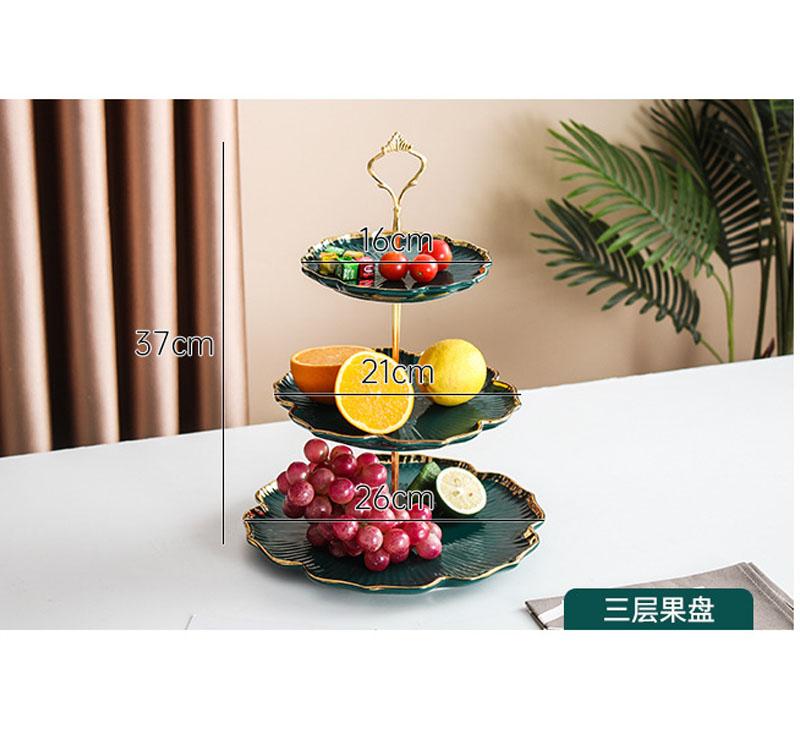 Product Introduction of Khay Mứt 3 Tầng Thương Hiệu Chất Liệu Sứ Tráng Men Cao Cấp, Khay Đựng Sang Trọng, Để Hoa Hỏa, Bánh Kẹo 7