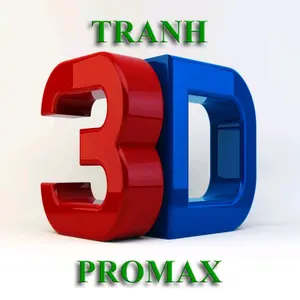 Tranh dán tường 3D Promax