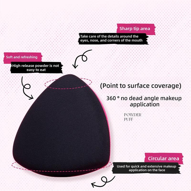 Black Pineapple Puff Limited Air Cushion Powder Puff Super Soft Liquid Foundation, Dry And Wet Makeup Egg 8