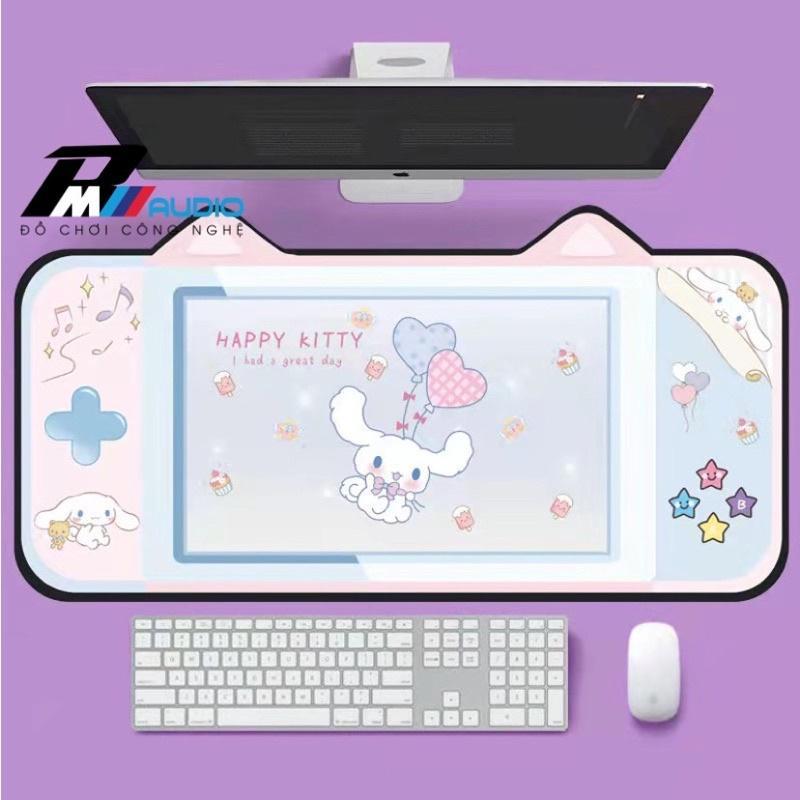 Tấm Lót Chuột Bàn Phím Máy Tính Tính,Laptop Gaming Kich Thươc 80x40cm Độ Dày 4mm Giá Rẻ Siêu Bền Đẹp Hoạ Tiết Hello Kitty Đáng Yêu Nhiều Mẫu Lựa Chọn