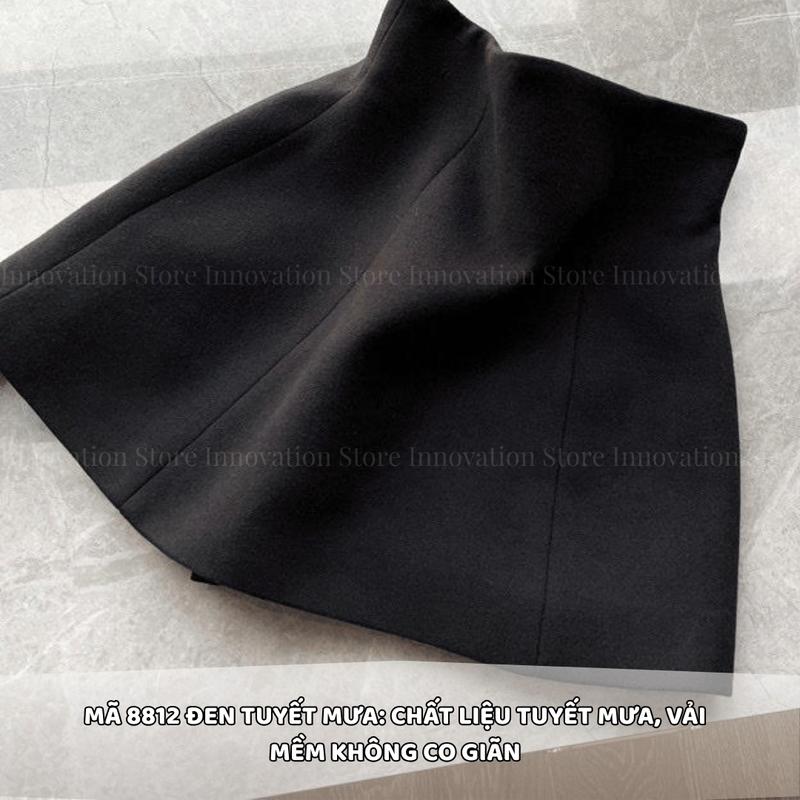 Chân Váy Chữ A Thêu Con Ong Cạp Lưng Cao BIG SIZE Chất Kaki Mềm Cao Cấp TA-88 Nữ Women Kem | BigBuy360 - bigbuy360.vn