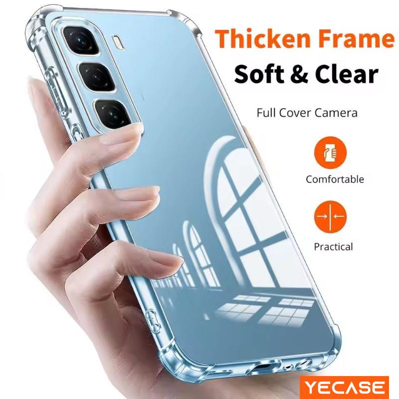 เคสกันกระแทก, เคสใส, สำหรับ Infinix Hot 60, 60i, 50, 50i, 40, 40i, 30, 30i, 20, 4G, 5G, Pro Plus, Pr