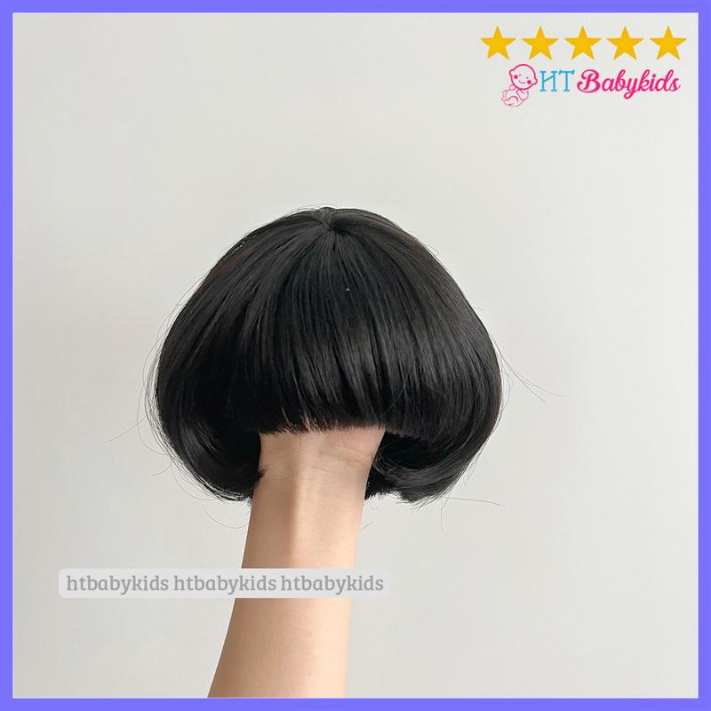    DƯỚI 1 TUỔI   Bộ Tóc Giả Cho Bé Gái Kiểu Cụp Đuôi Siêu Đáng Yêu Đầy Tháng Thôi Nôi Cho Các Bé 