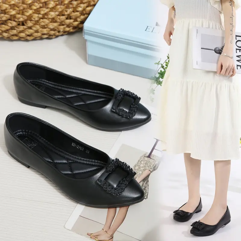 ELLORA ED-2763 Sepatu Flatshoes Wanita Sepatu Kerja Import sepatu kerja wanita 2