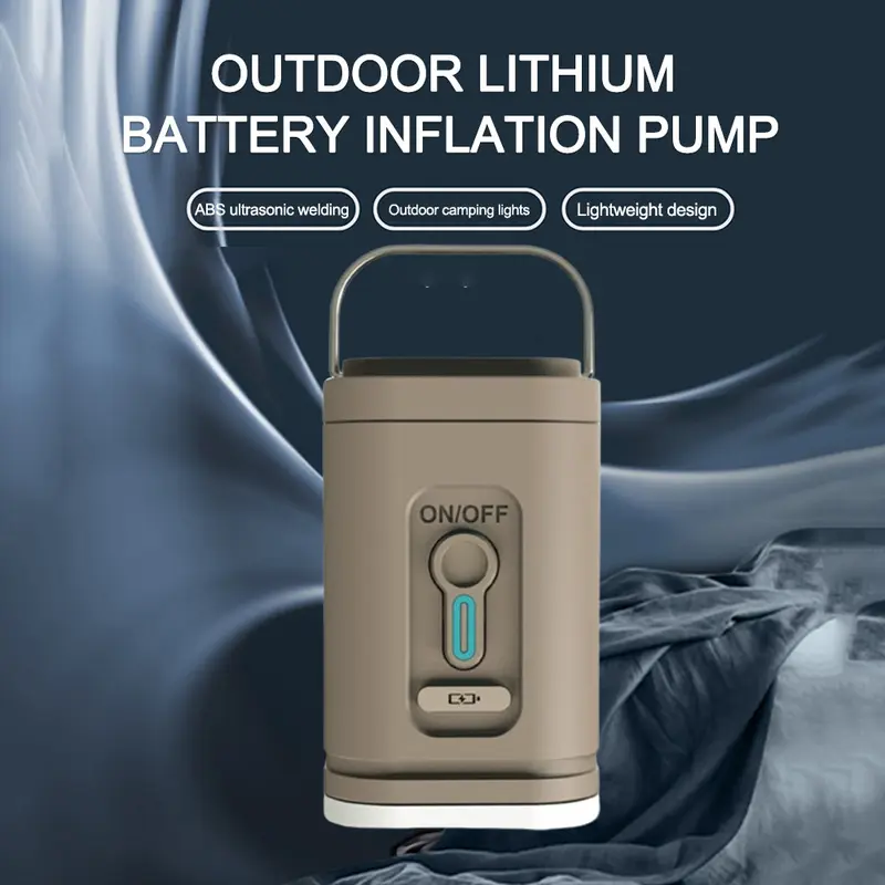 PACOONE Pompa Angin Elektrik Multifungsi Inflator Deflator with LED - 66001 0