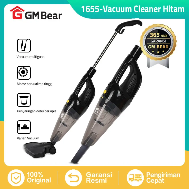 GM Bear Vacuum Cleaner (2 in 1) 1655 - Alat Penyedot Debu Multifungsi