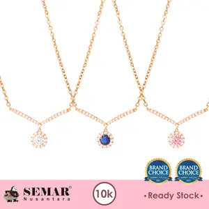 Kalung Emas Villia Round Gold 10K Semar Nusantara