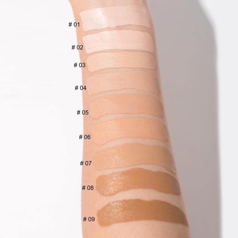 Product Introduction of Long Lasting Waterproof Liquid Foundation, 1 Count Natural Matte Finish Oil-control Liquid Foundation, Face Makeup Product for Women & Girl 18