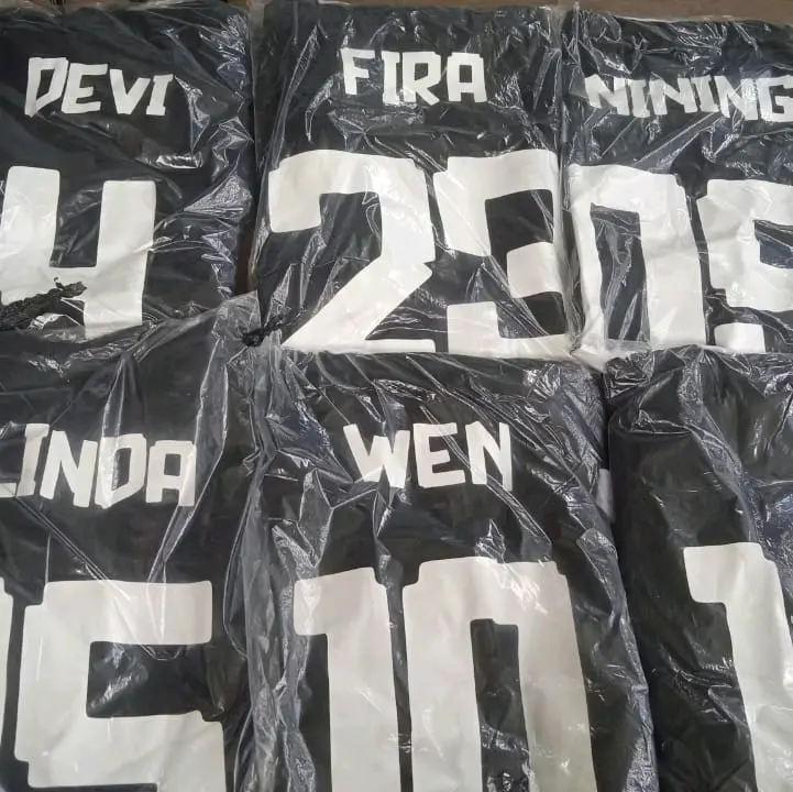 Setelan dan clana BOLA PAKET KOMLIT NAMA+NOMOR+LOGO DAN SEPONSOR Baju Futsal Olahraga Sport 5