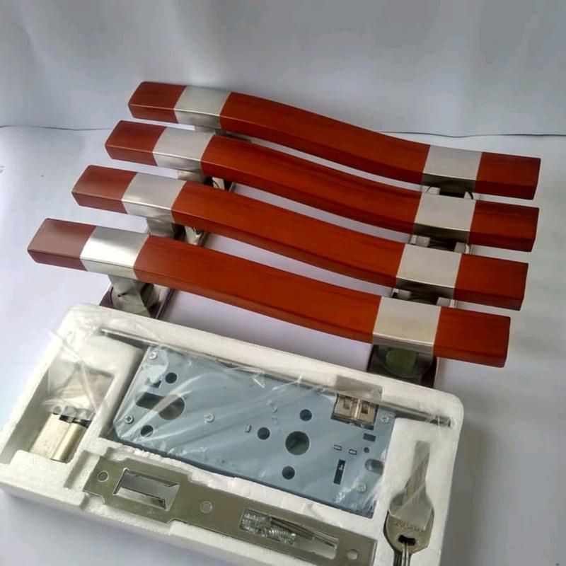 Fullset Gagang Pintu Rumah UNGU 45cm 33cm / Handle pintu rumah stainless Anti Karat 7