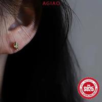 Gambar AGIAO Anting Lapis Emas Kecil Zirconia Flash 5A Hijau Zaitun Mini Marquise - Hijau zaitun, 3*6mm dari A.GIAO.ID Kab. Gresik 2 Tokopedia