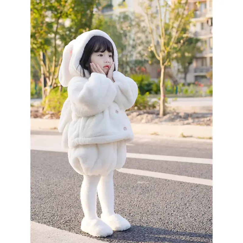 Bộ Đồ Nhồi Bông Cho Bé Gái, Phong Cách Mùa Thu Và Mùa Đông, Bộ Đồ Hai Mảnh Dễ Thương Siêu Dễ Thương, Thích Hợp Cho Bé Gái, Hàng Mới Về Năm 2024, Phong Cách Công Chúa 4