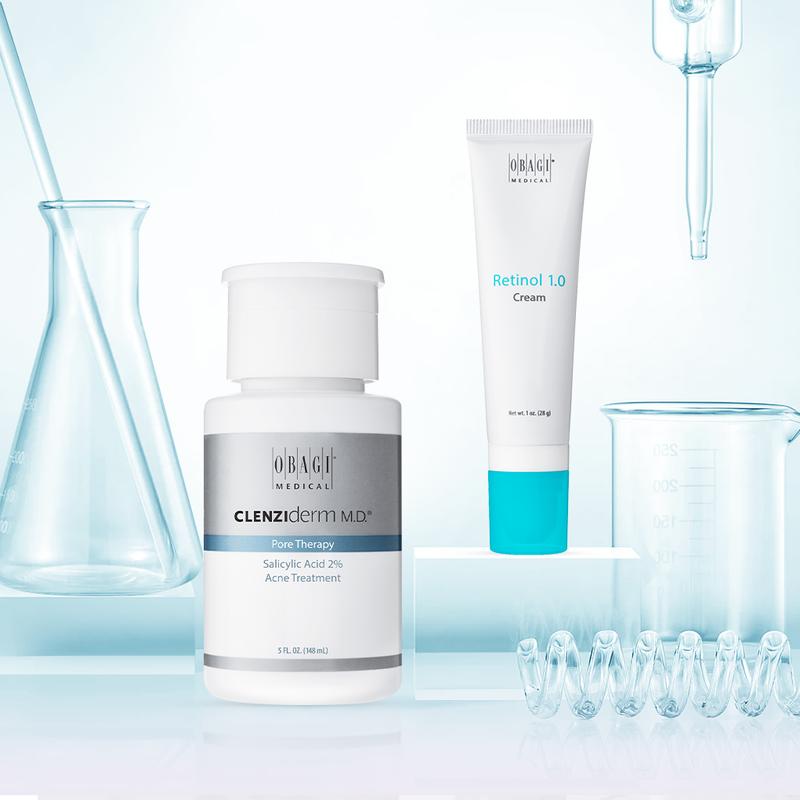 DEAL ĐỘC QUYỀN - Combo Dung dịch BHA Obagi Pore Therapy 148ml + Kem dưỡng Retinol 1.0 Obagi 28g