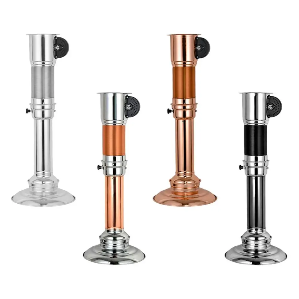 BBQ Exhaust Pipe Stretchable Vent Pipe Stainless Steel Barbecue Furnace Tube Barbecue Grill Exhaust Hood for Grill Commercial