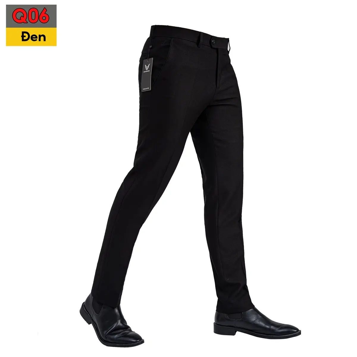 Quần Âu Nam Slimfit Màu Đen - Q06