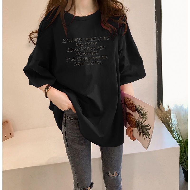 Product Introduction of 2025 Summer Trendy Cotton Print T-Shirt – Women's Loose Fit Short Sleeve Top 4