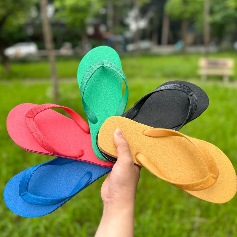 Dép Tông Lào Xỏ Ngón Nam Nữ Huyền Thoại Bền Chất Lượng 5 Màu Cao su, Đế Chống Trơn Đế Bằng DéP