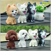 Gambar Vinnatsu-Pajangan Dashboard Mobil Anak Anjing Lucu Ornamen Mobil Yang Kreatif Dan Lucu  Bobble Head Cute Puppy Dog Anjing Goyang Kepala Mainan - Teddy Putih dari Vinnatsu Kab. Tangerang 3 Tokopedia