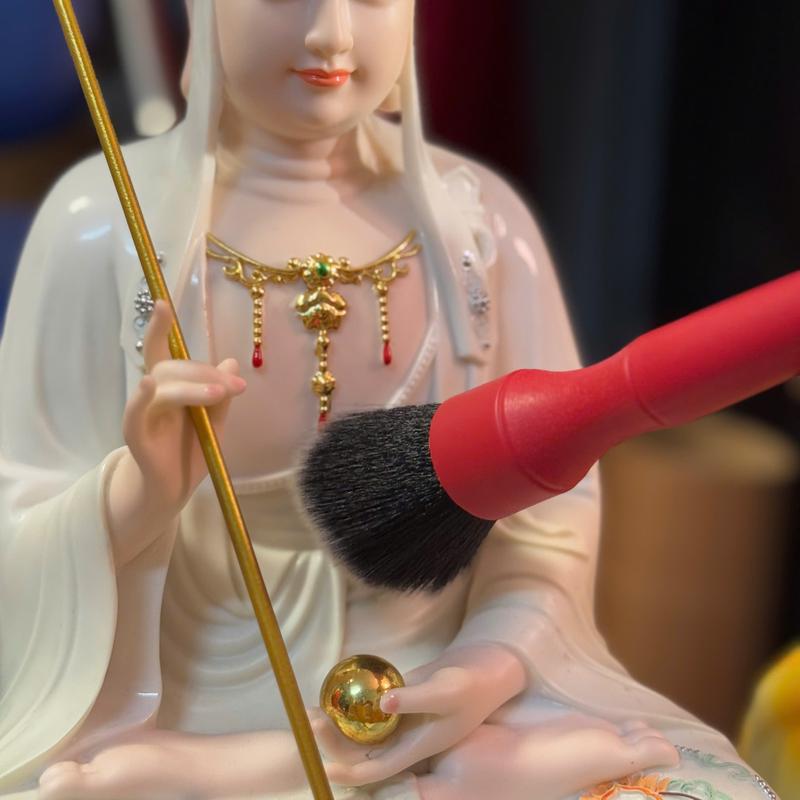  Chổi quét tượng Phật cọ vệ sinh tượng chổi lông dầy siêu mịn - Tuệ Nga 
