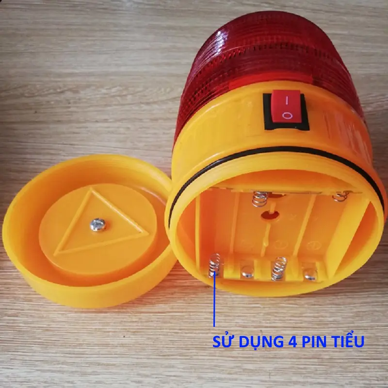 ĐÈN CẢNH BÁO GIAO THÔNG SỬ DỤNG PIN  , ĐÈN CẢNH BÁO CÔNG TRÌNH, ĐÈN CẢNH, BÁO HIỆU, ĐÈN CHỚP 3