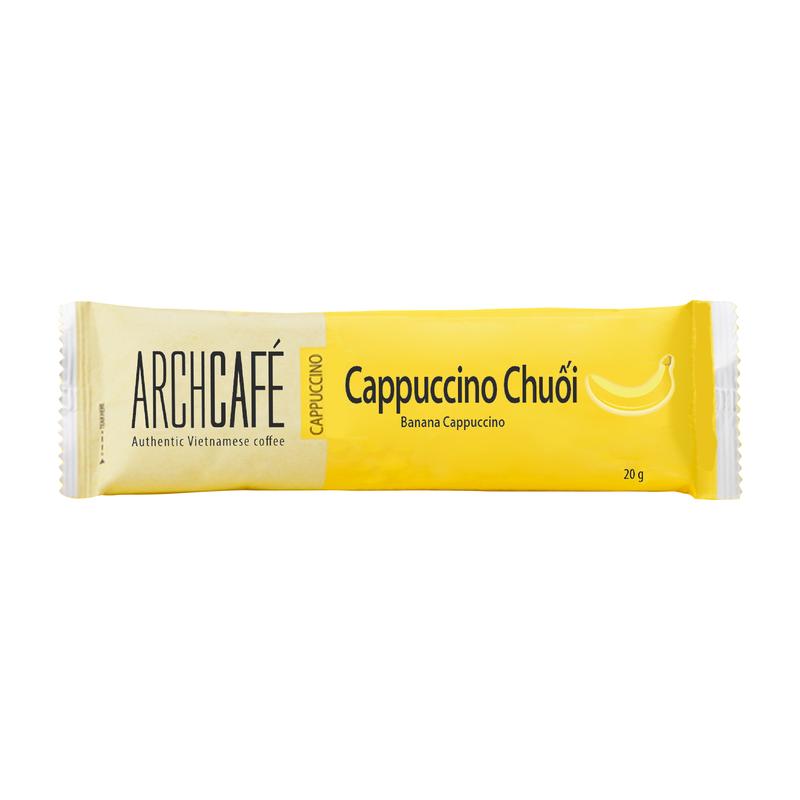 Combo 3 Cappuccino Chuối Archcafe - Cà phê hoà tan (36 gói x 20g) - Coffee, Cafe 3