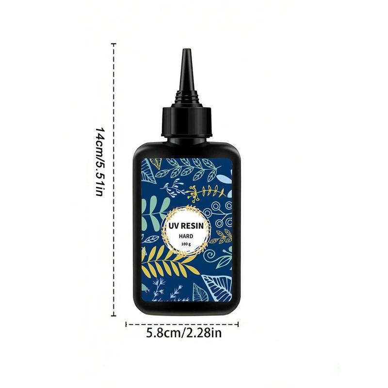 UV Resin Kit, Hard UV Resin, Fast Curing Resin for Jewelry Making, DIY Craft Decoration, Coating 1