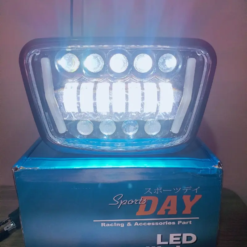 Lampu Daymeker Rx king Oval lis Hitam Lis Crome Motorcycle Daymaker 5