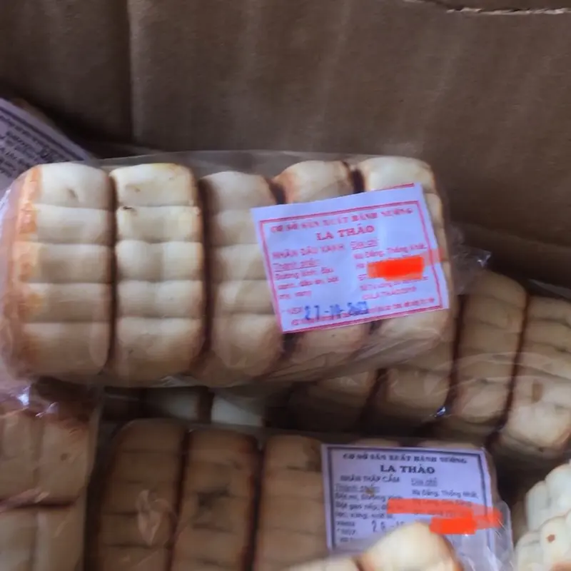 Combo 20 cái Bánh nướng Hạ Lang - Cao Bằng ( 4 túi  ) nhân thập cẩm và nhân đậu xanh. Cake Ăn Vặt Food   Tết Xmas cookie 7
