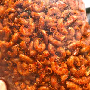 MAKARONI CIKRUH DAUN JERUK 250g | CEMILAN PEDAS GURIH ENAK Food Snacks