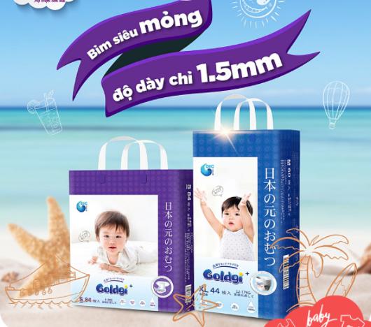 [FLASH SALE] Bỉm Nhật Goldgi+ Premium (mẫu mới) Đủ Size Giá Tốt Nhất Cho Bé Yêu 3