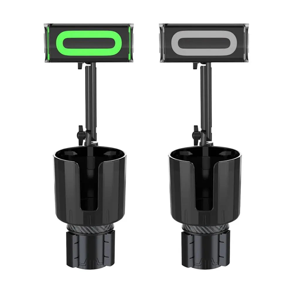 2 in 1 Cup Holder Phone Mount for Car, Car Cup Holder Expander with Phone Mount