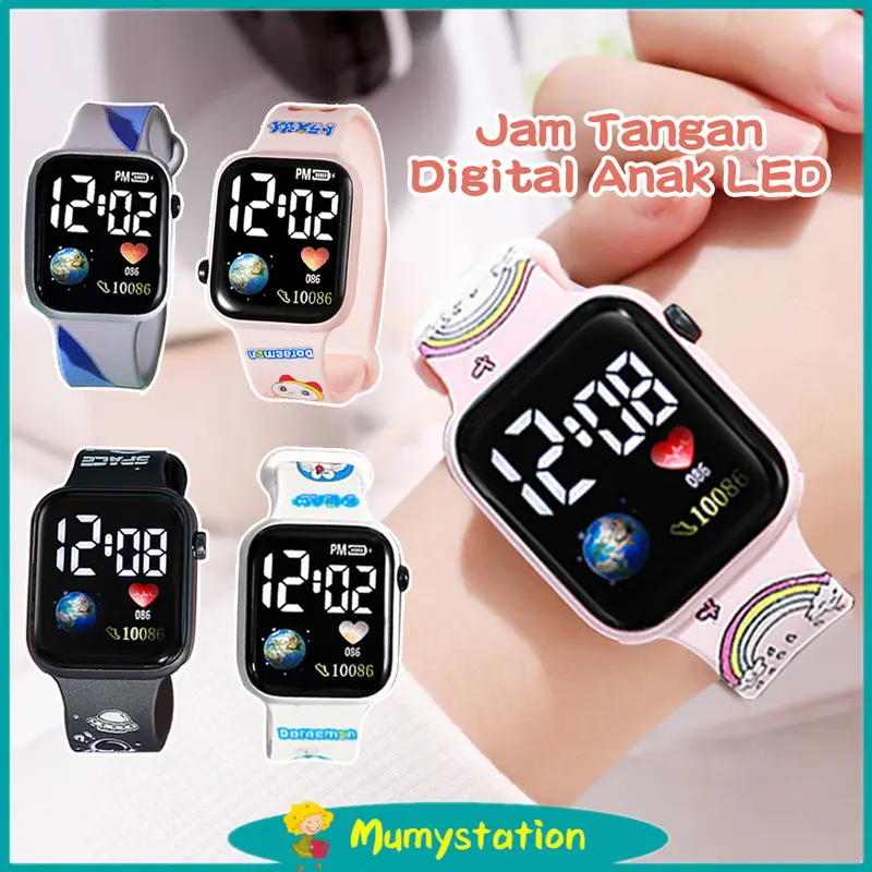 Mumystation Jam Tangan Anak Gelang Elektronik Jam Tangan Anak LED Fashion Kids Watch 0