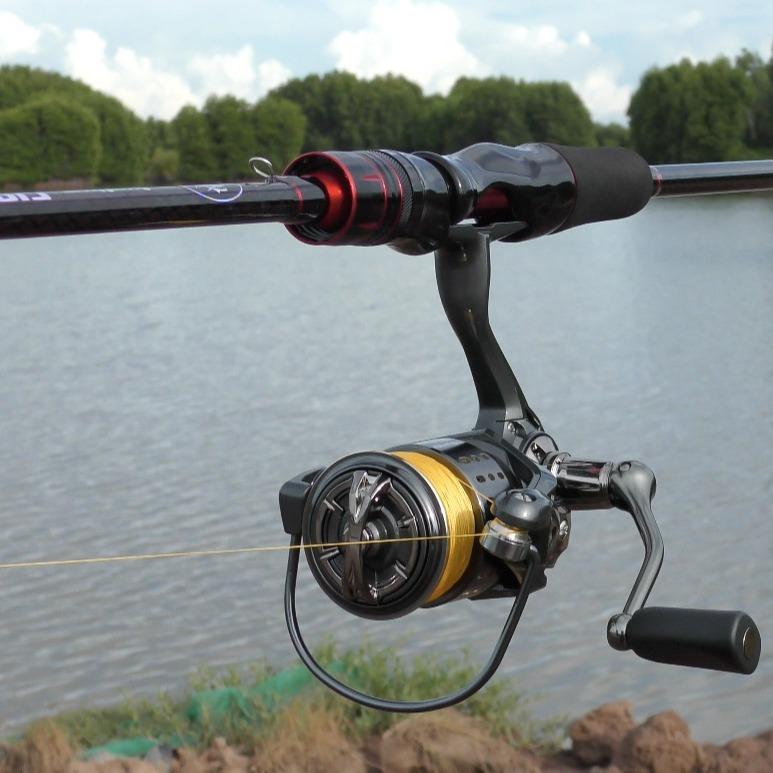 Combo câu lure đứng 710K tuyệt đẹp - Cần Costline Fishwiz 2m1 + Máy Deukio DA 3000 + PE Toman